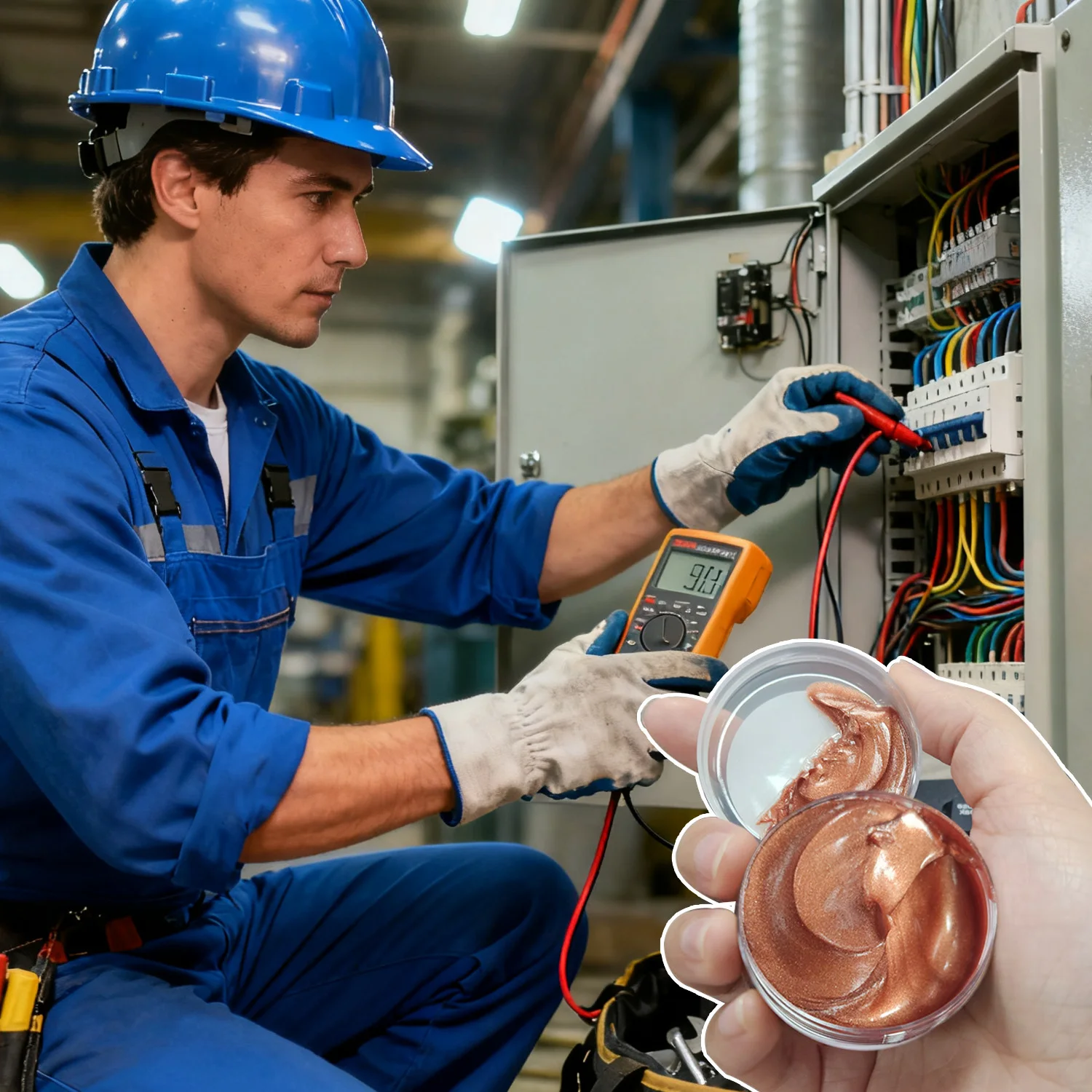 Copper Conductive Grease High Temperature & Waterproof Lubricant